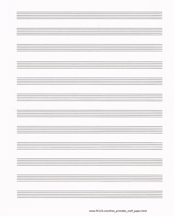 Free blank sheet music pdf