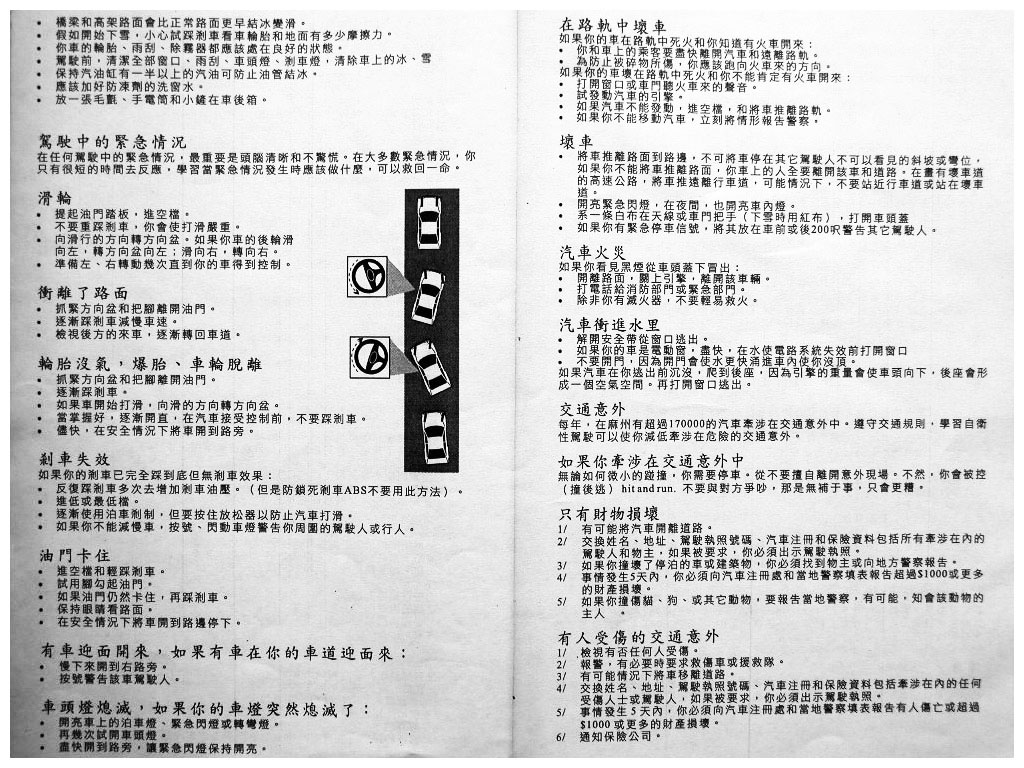 Page 15 Chinese drivers license manual for Mass - www.Rc123.com