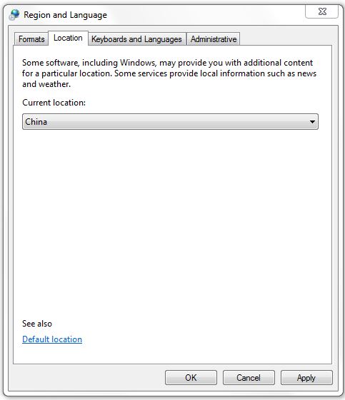 Region - Language - windows 7  - www.RC123.com