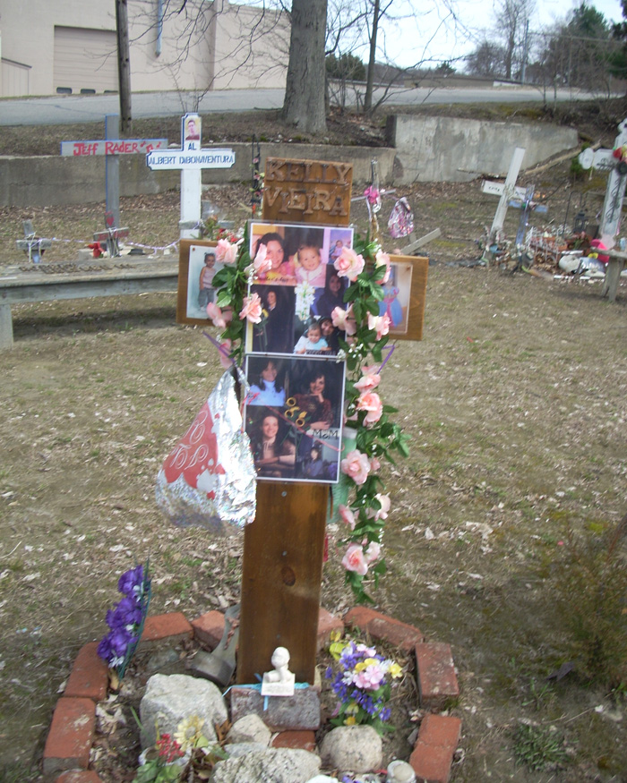 Memorial to the fire at Station Nightclub